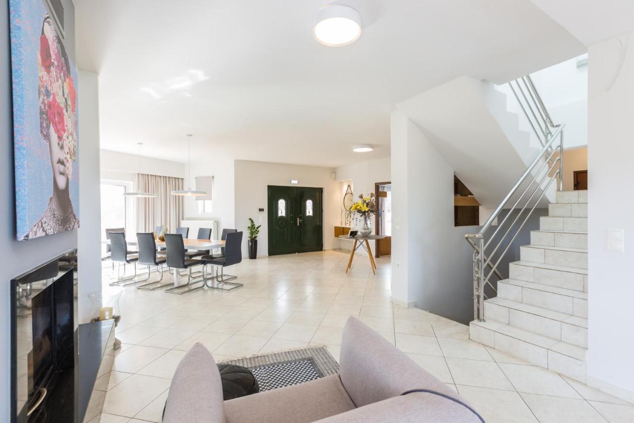 Villa Aelia I Modern & Ideal For Large Groups Γαλατάς Εξωτερικό φωτογραφία