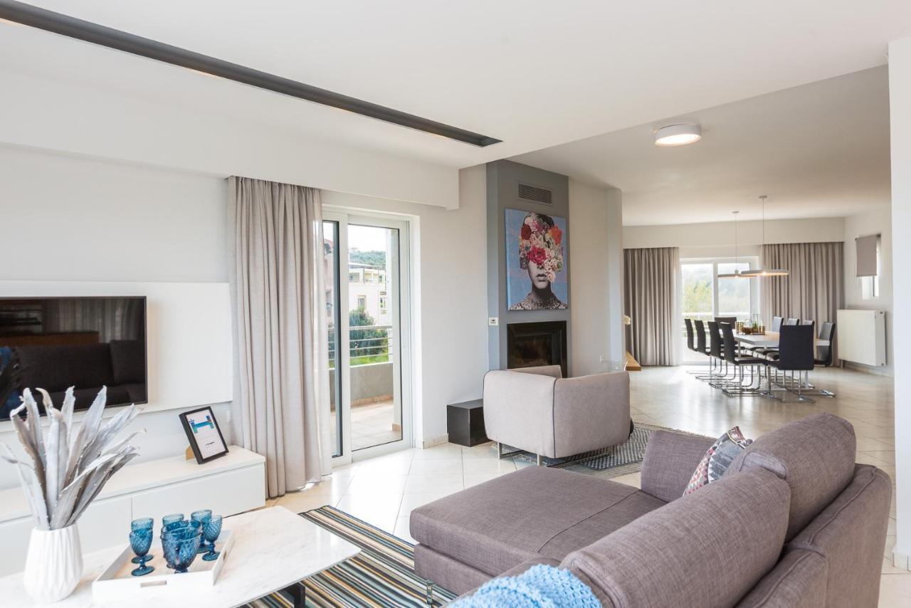 Villa Aelia I Modern & Ideal For Large Groups Γαλατάς Εξωτερικό φωτογραφία